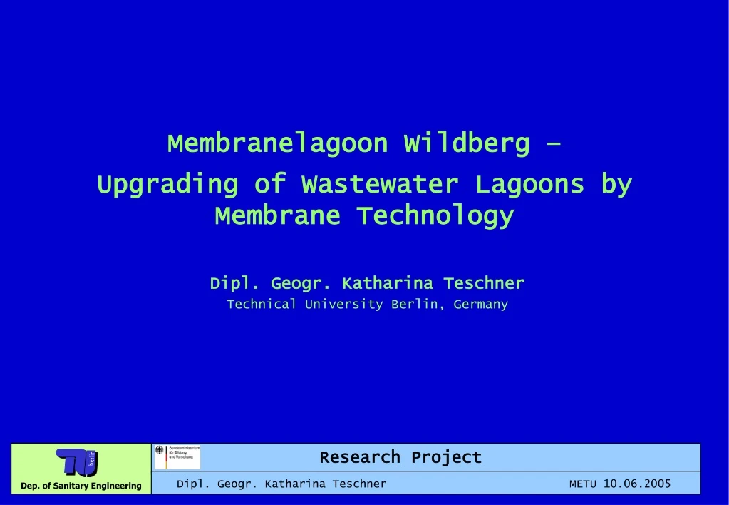 membranelagoon wildberg upgrading of wastewater