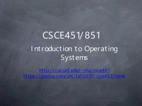 CSCE451/851
