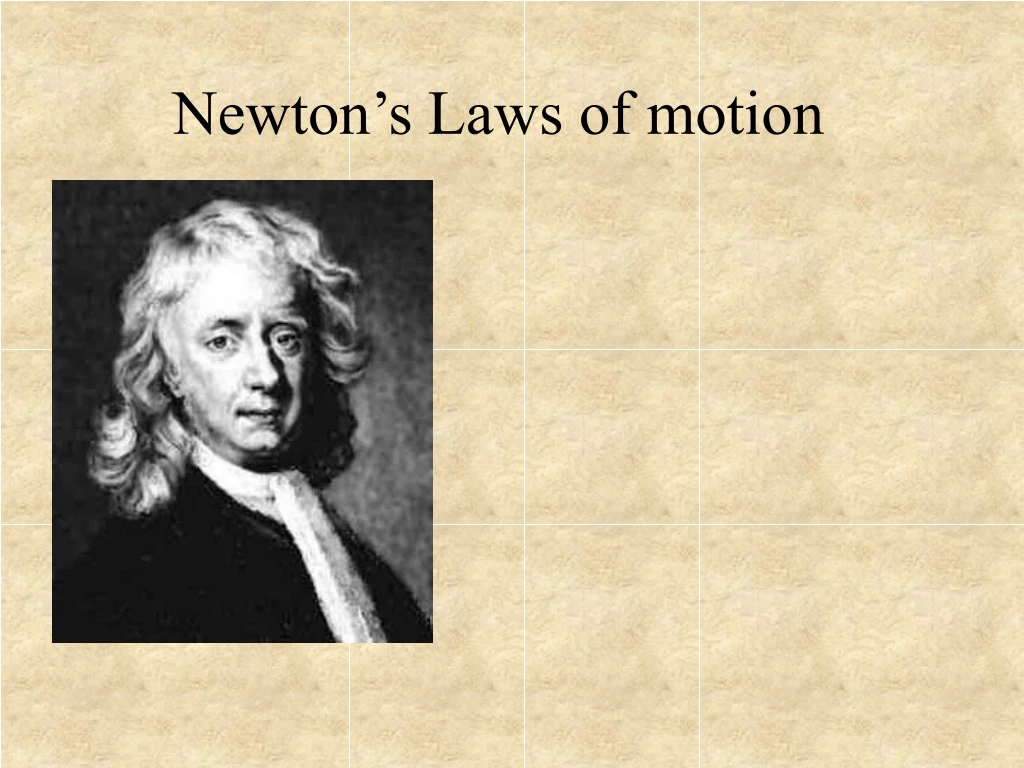 newton s laws of motion