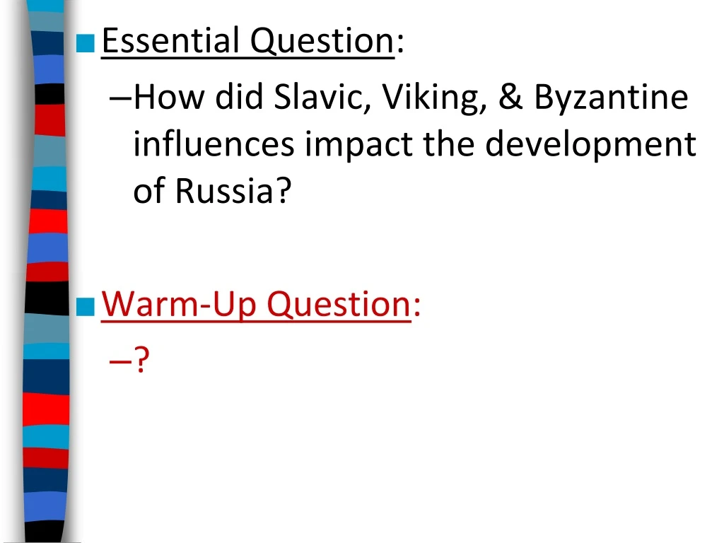 essential question how did slavic viking