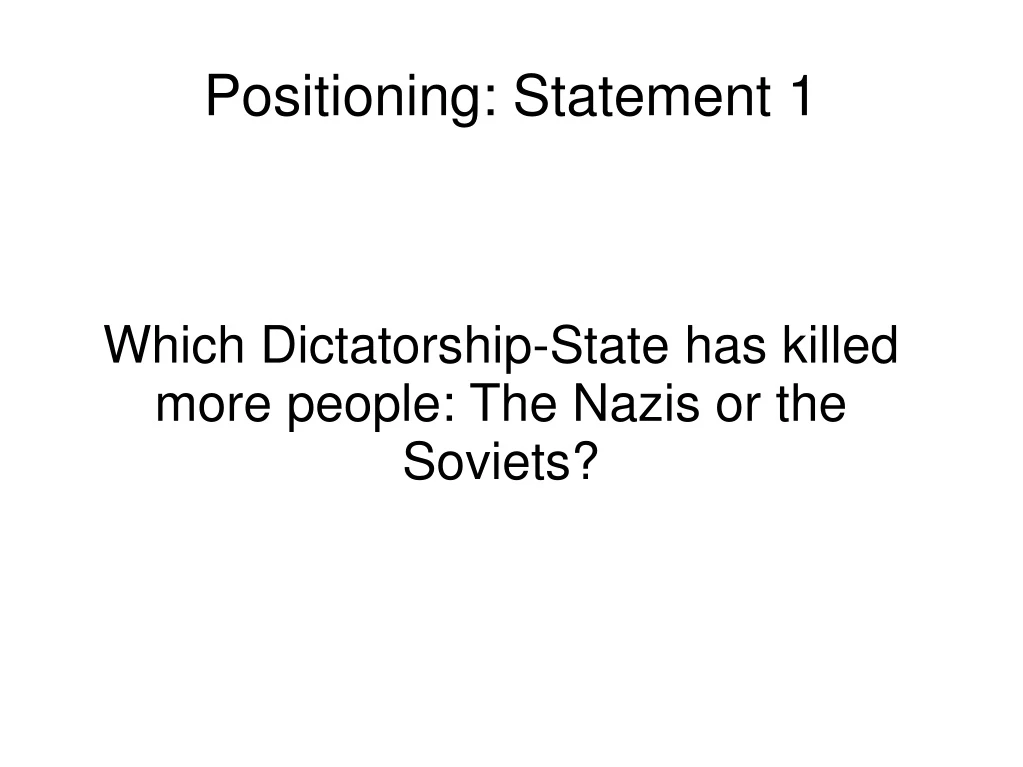 which dictatorship state has killed more people the nazis or the soviets