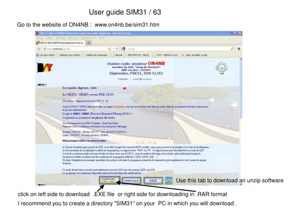 User guide SIM31 / 63