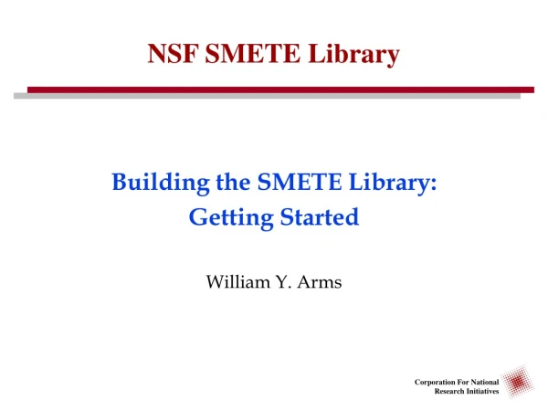 NSF SMETE Library