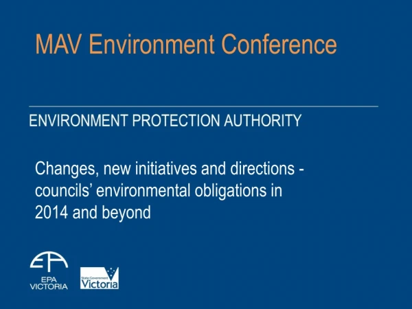 MAV Environment Conference