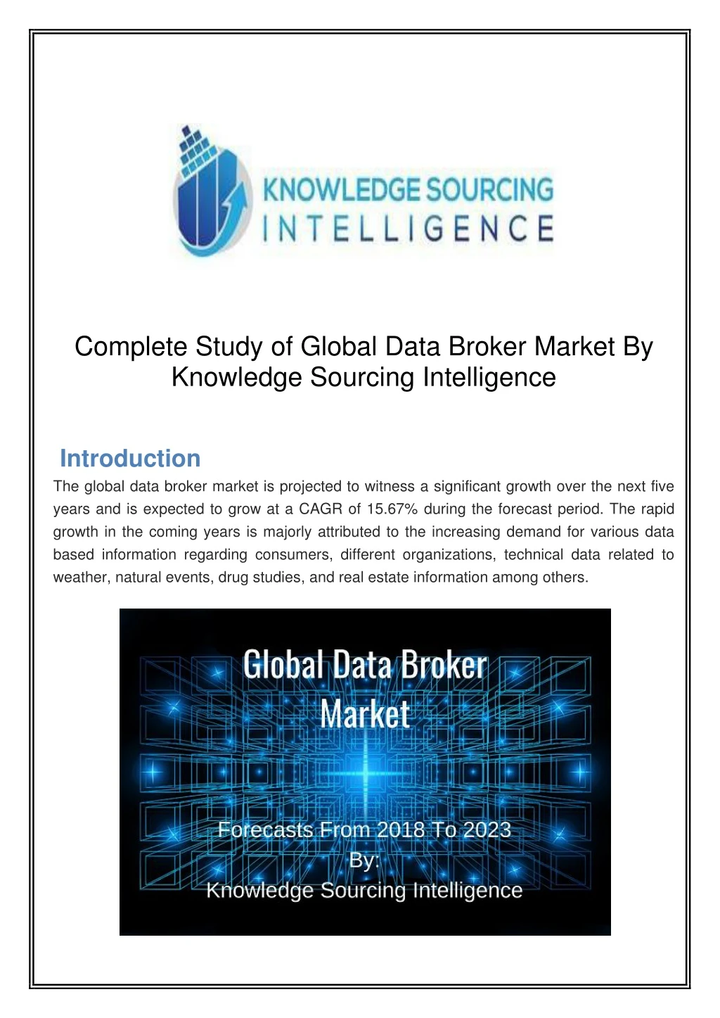 complete study of global data broker market