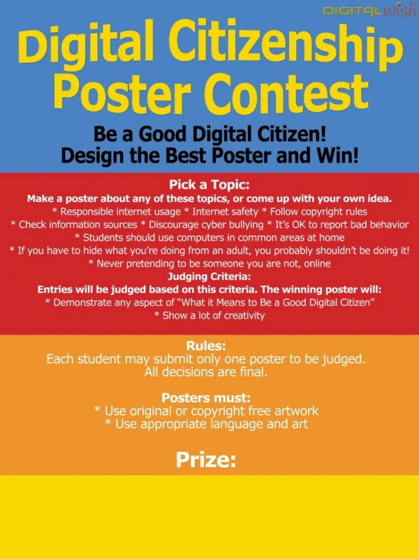 Poster Contest Entrant Media Release Form