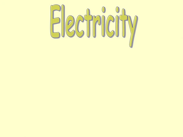 Electricity