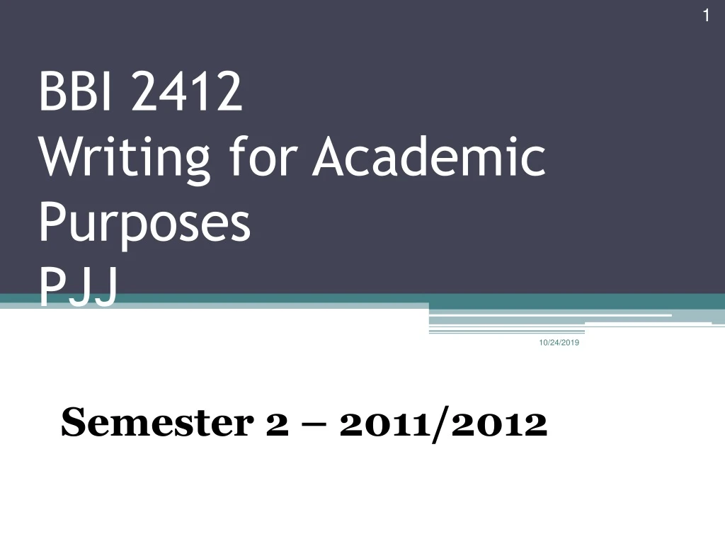 bbi 2412 writing for academic purposes pjj