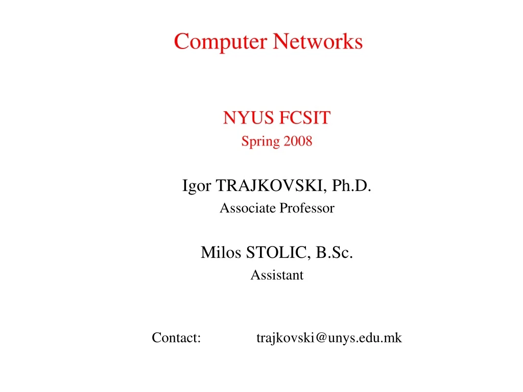 computer networks