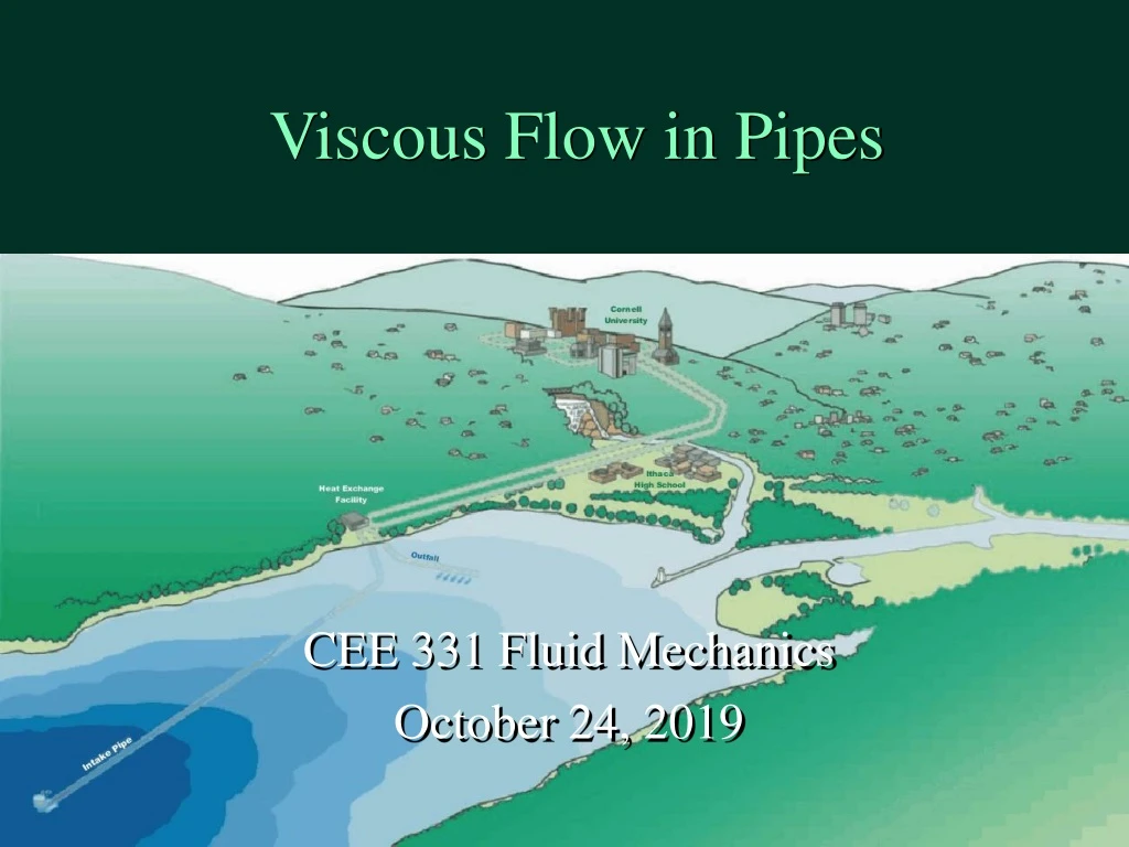 viscous flow in pipes