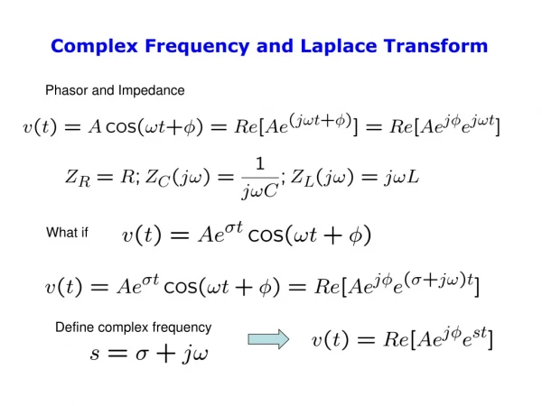 Complex Frequency and Laplace Transform