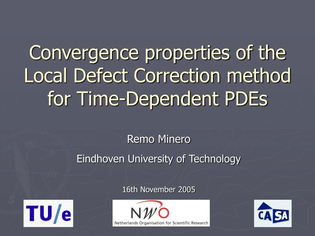 convergence properties of the local defect correction method for time dependent pdes