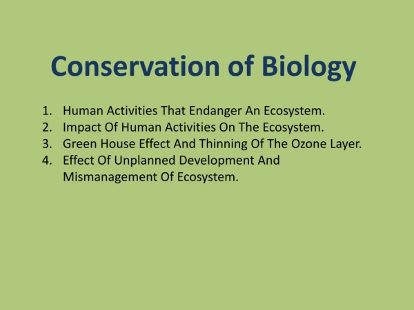 Human Activities That Endanger An Ecosystem. Impact Of Human Activities On The Ecosystem.