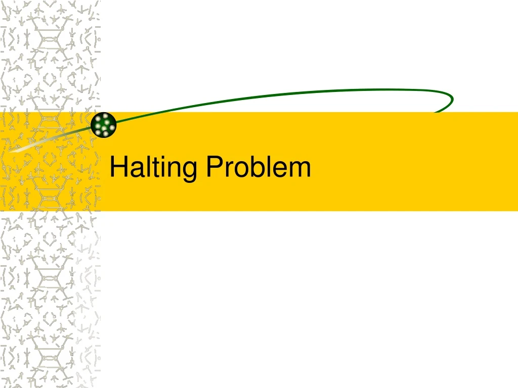 halting problem