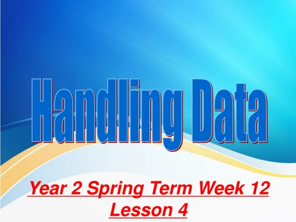 Handling Data