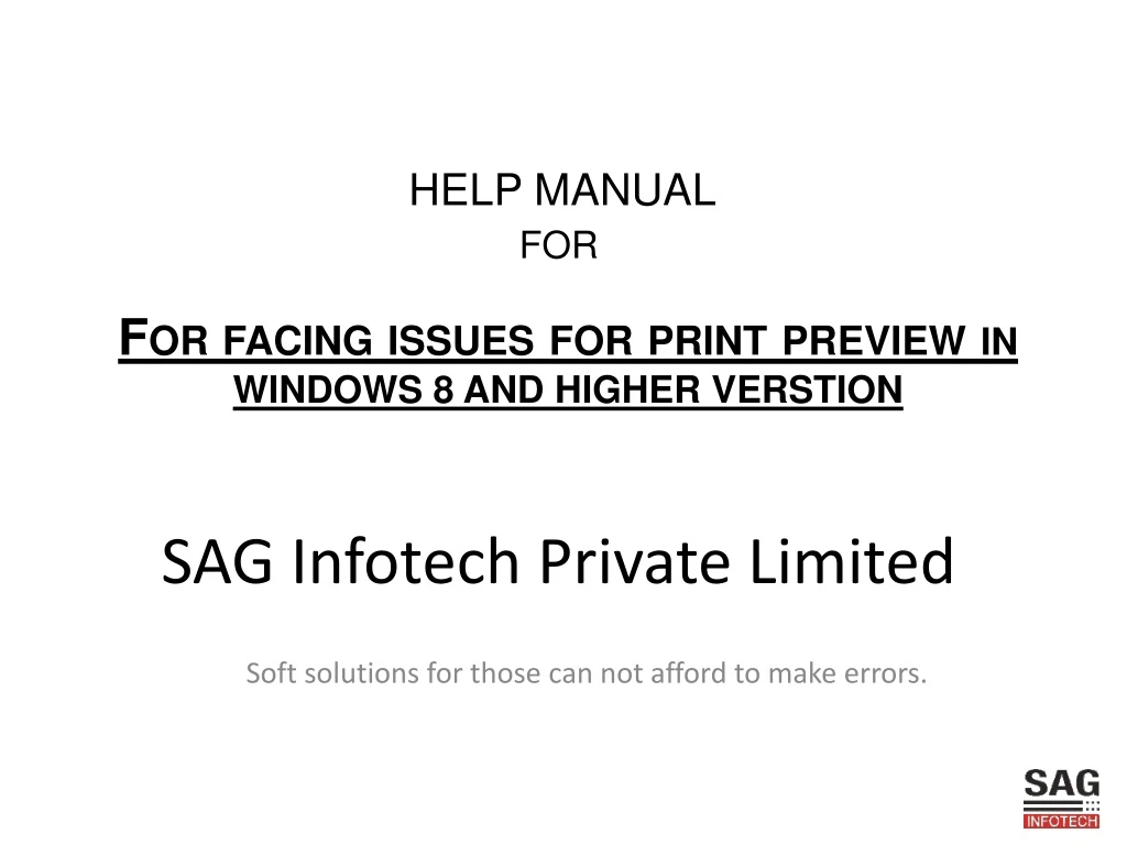 sag infotech private limited