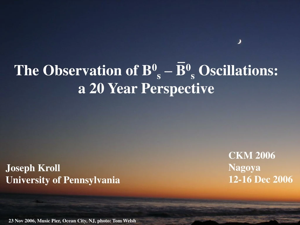 the observation of b 0 s b 0 s oscillations a 20 year perspective