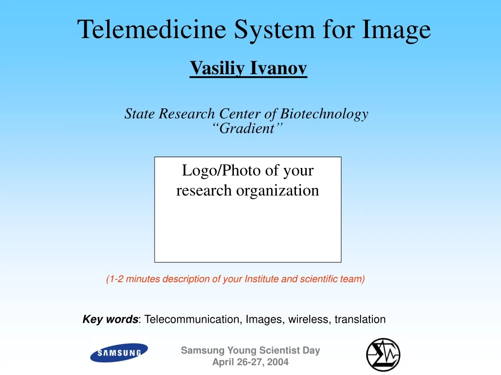 telemedicine system for image