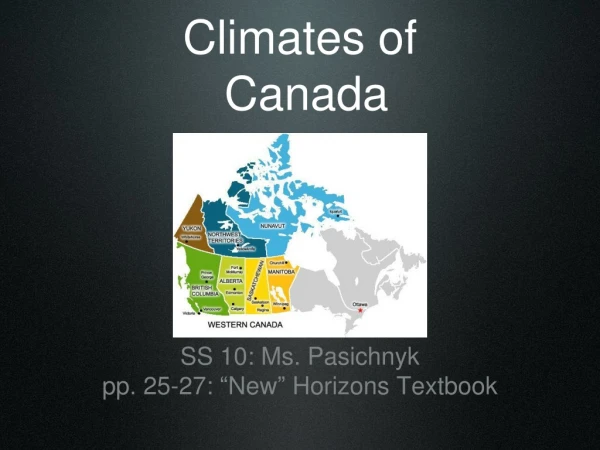 Climates of Canada