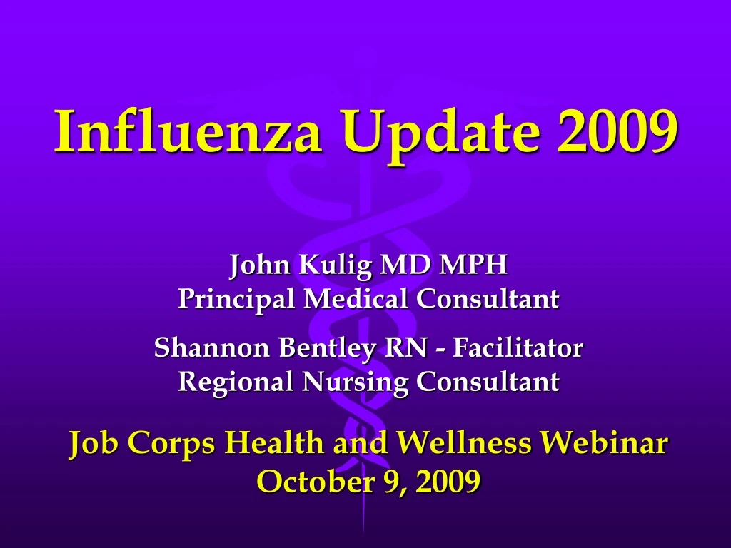 influenza update 2009