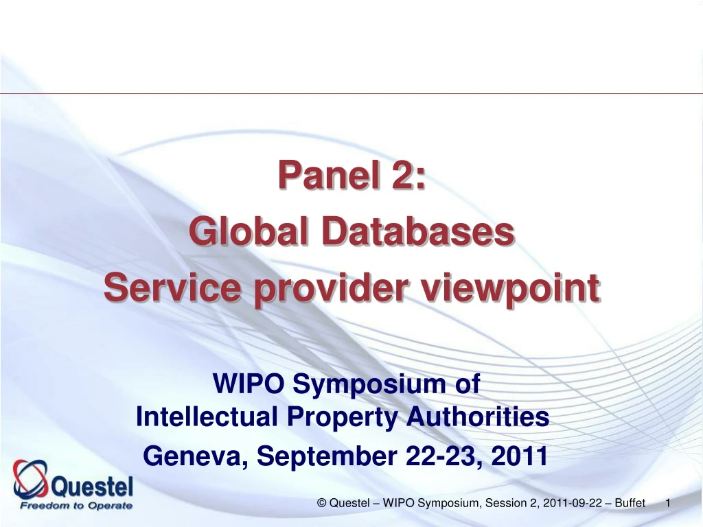 panel 2 global databases service provider