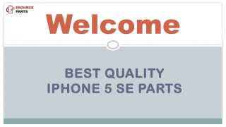 Buy High Quality iPhone 5 SE Parts from Esource Parts
