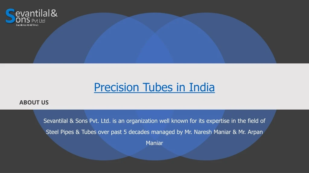 precision tubes in india