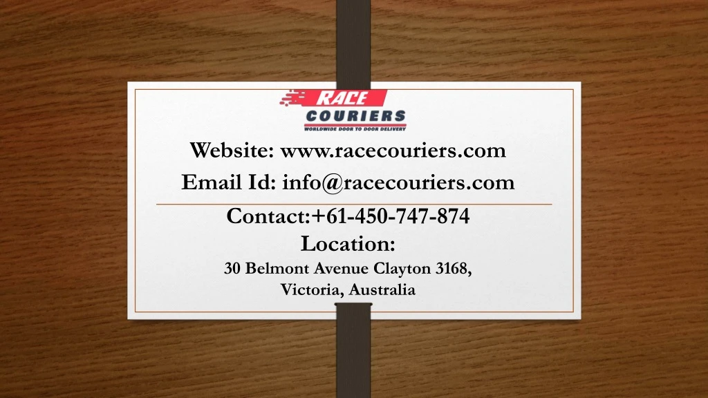 website www racecouriers com