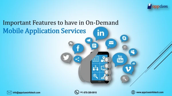 important features to have in on demand mobile
