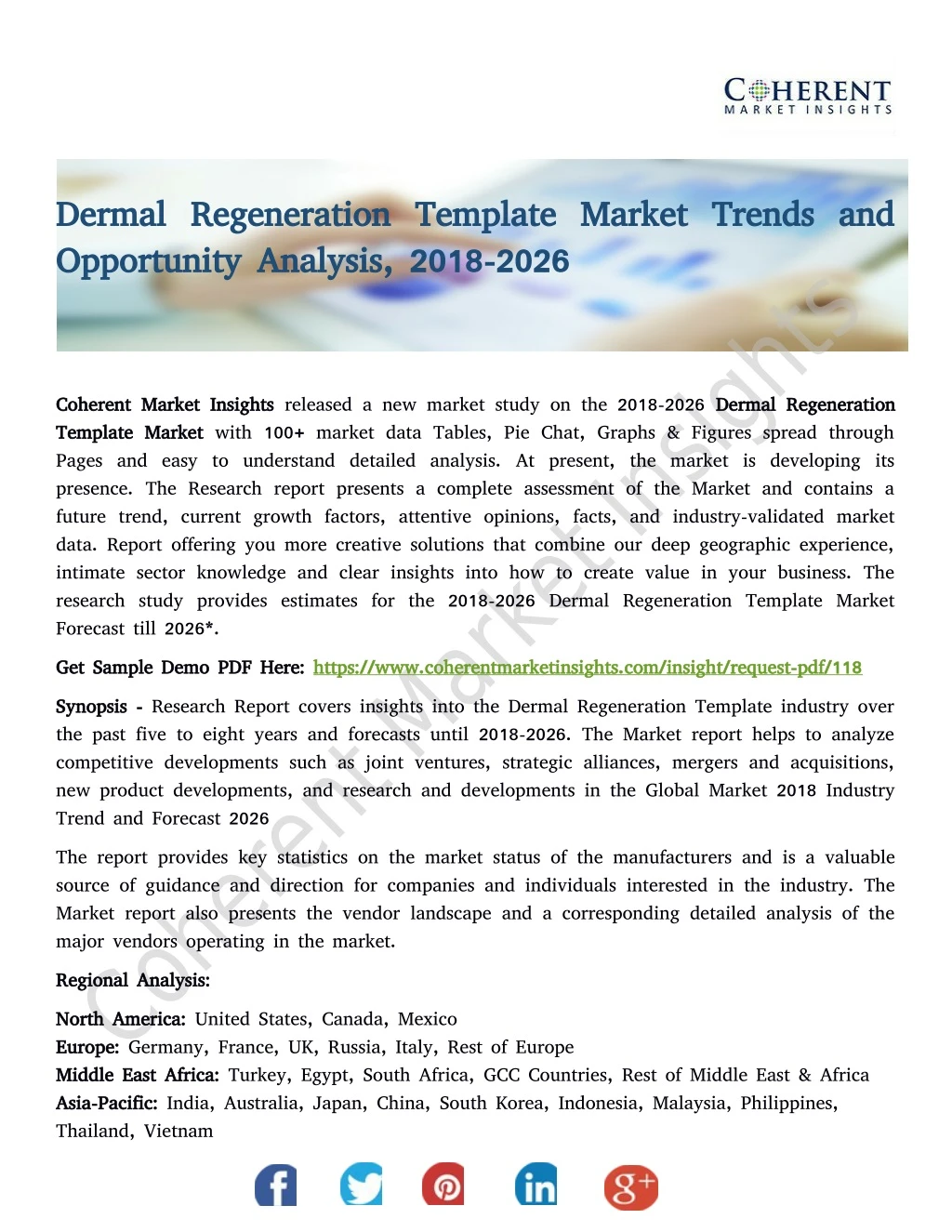 dermal regeneration template market trends