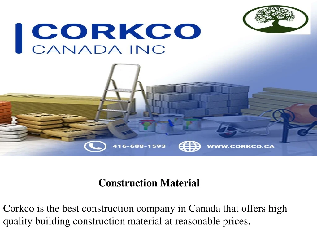 construction material corkco is the best