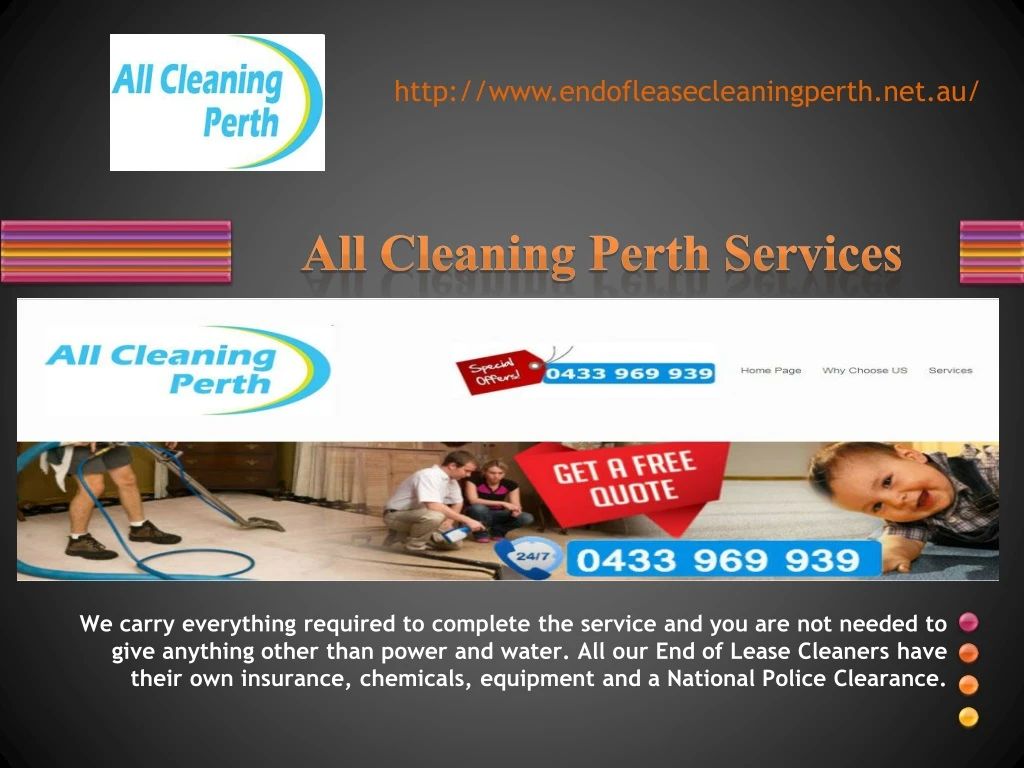 all cleaning perth services