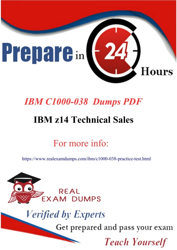 Get Complete Valid Preparation Data In One Pack - IBM C1000-038 Dumps - RealExamDumps.com