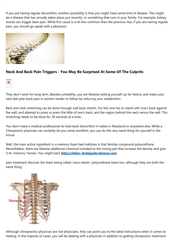 Neck And Back Pain Relief - My Story