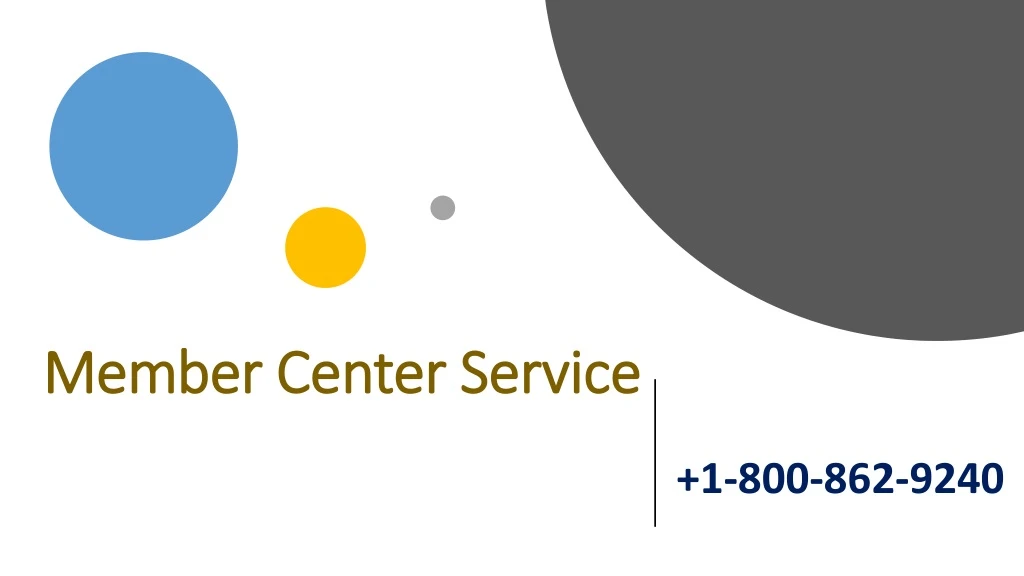member center service member center service