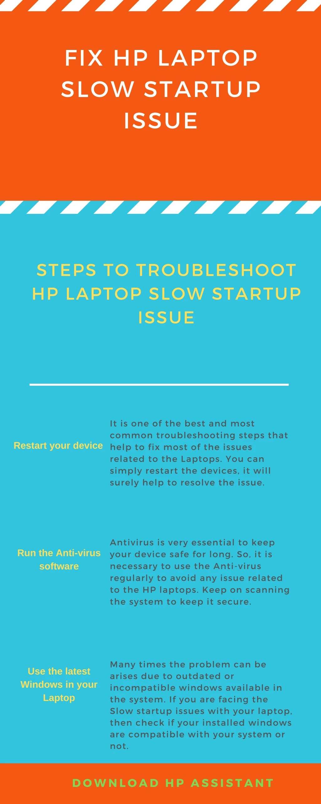 fix hp laptop slow startup issue