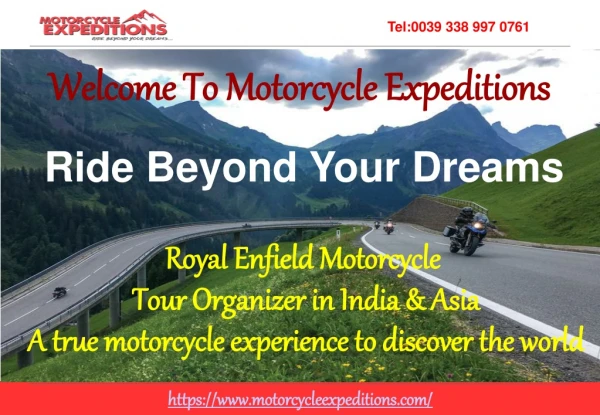 Motorcycle Tours To India