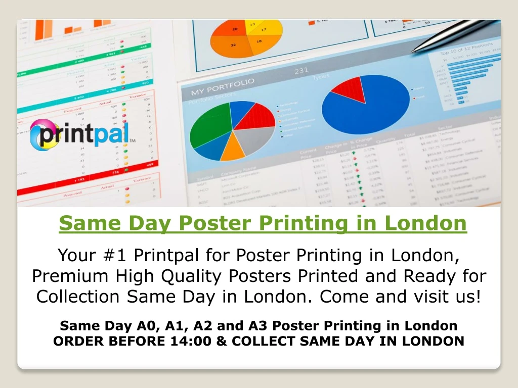 same day poster printing in london