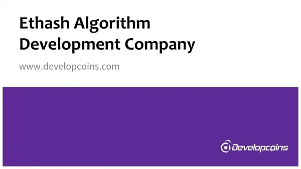 ethash algorithm development company
