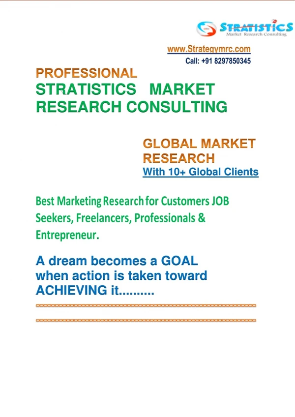 Global Market Research Reports Company | Stratistics MRC