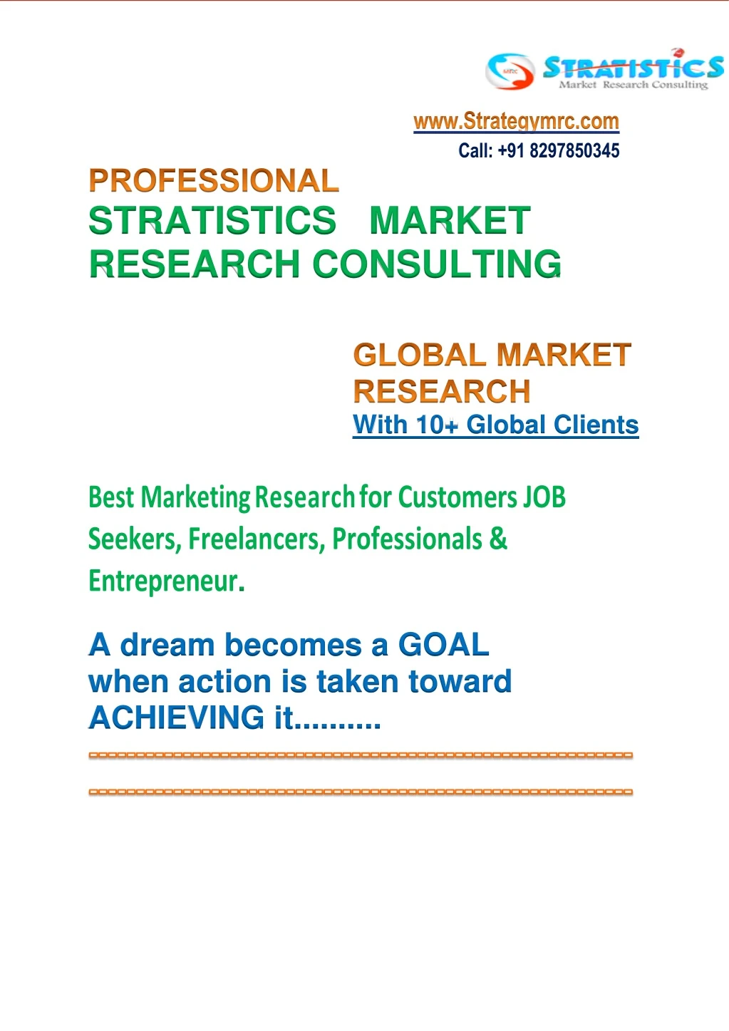 stratistics market research consulting