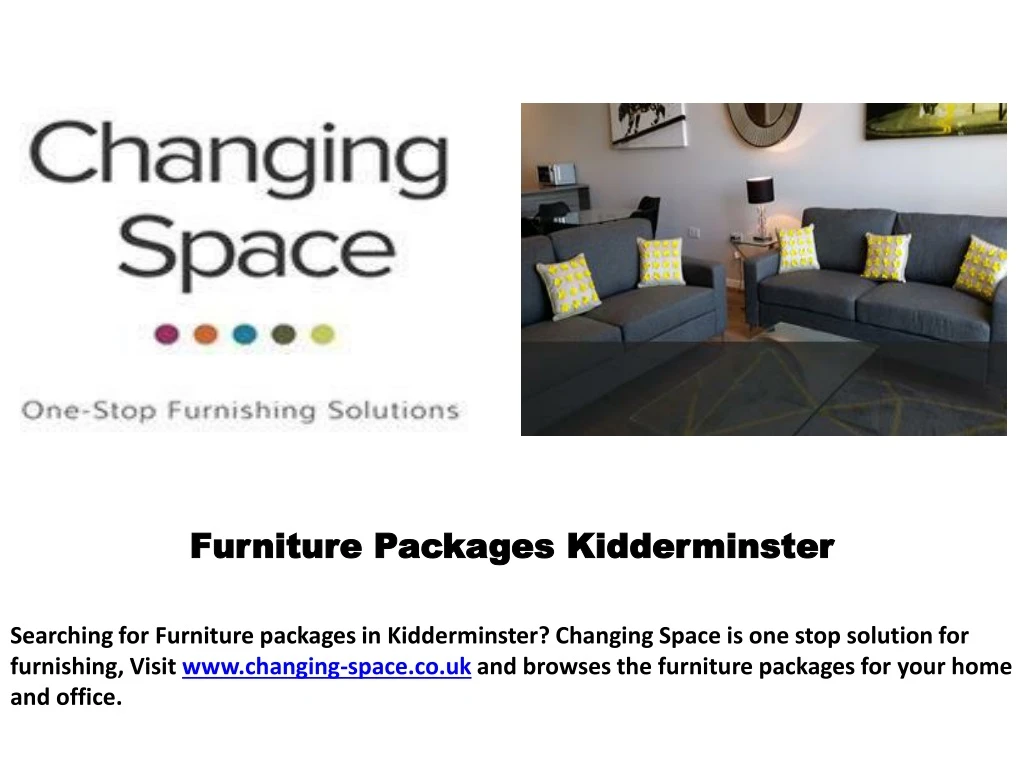 furniture packages kidderminster