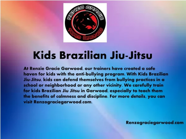 Renzograciegarwood.com - Kids brazilian jiu-jitsu