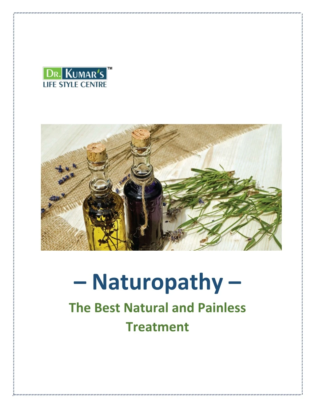 naturopathy the best natural and painless