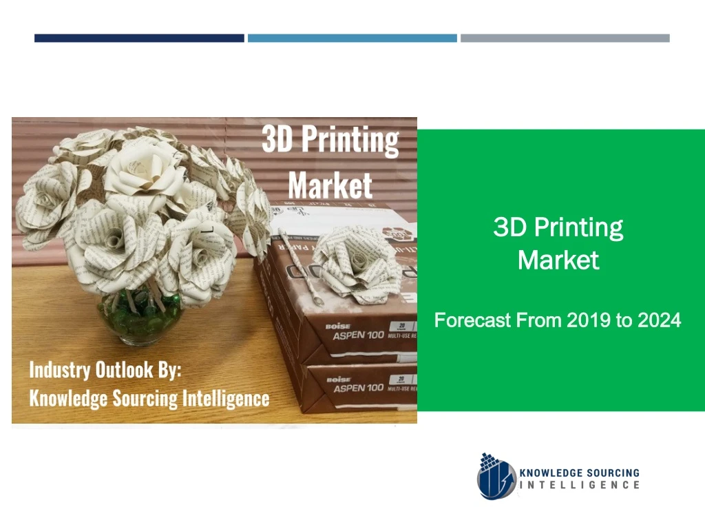 3d printing market forecast from 2019 to 2024