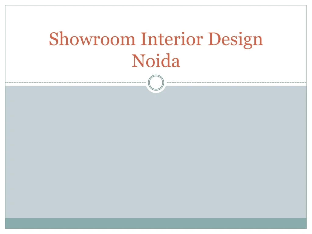 showroom interior design noida