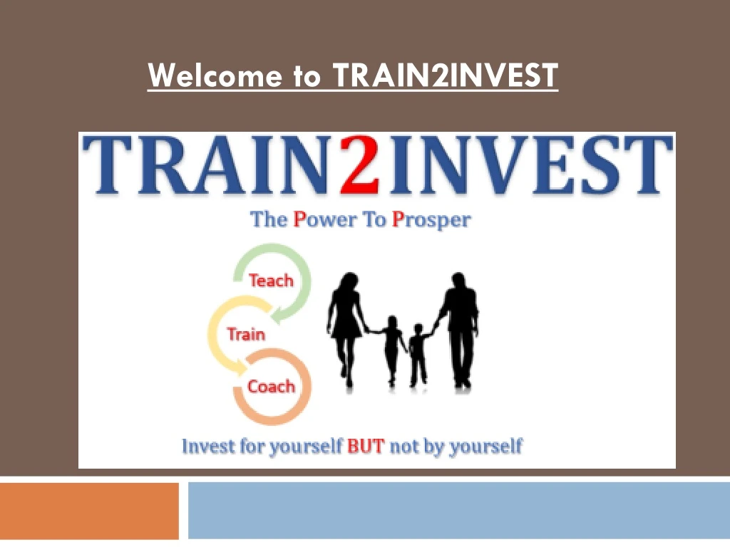 welcome to train2invest