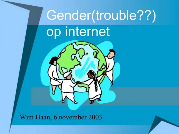 Gendertrouble op internet