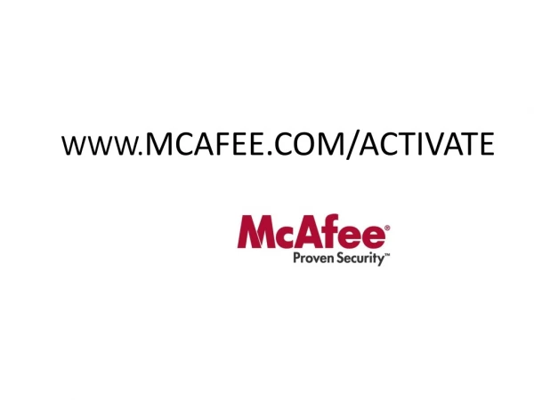 mcafee.com/activate - Steps To Activate Powerful antivirus for safer browsing and device protection