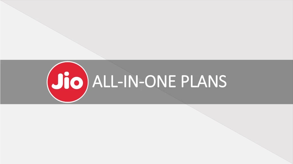 jio all in one plans